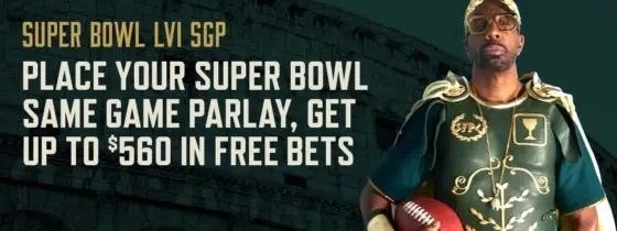 Промо-акции Caesars Sportsbook Super Bowl LVI для большого события в это воскресенье