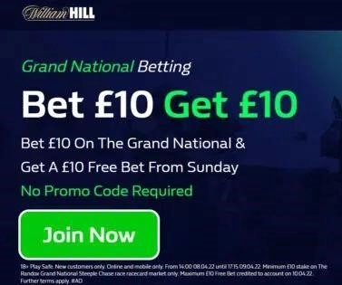 William Hill Grand National offers | The biggest horse racing event odds and tips