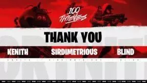 100 Thieves Releases Fortnite Players