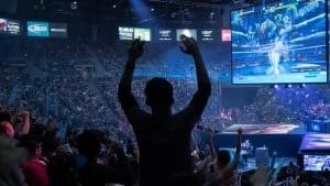 Fans pack the stadium at EVO 2019