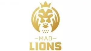 The MAD Lions logo, a golden lion's head wearing a crown