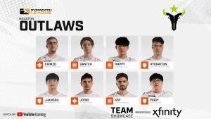 The 2021 OWL roster for the Houston Outlaws