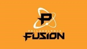 The Philadelphia Fusion logo appears on a yellow background.