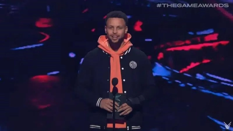 Стивен Карри в куртке TSM на The Game Awards 2019