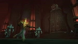 Demonic-forced constructs glide and lumber towards the screen in a still from the new Chains of Domination patch for WoW Shadowlands