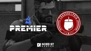 Агент CS:GO появляется за логотипами BLAST Premier, Fragdelphia и Nerd St Gamers.