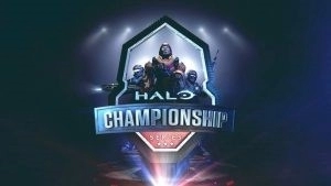 На логотипе Halo Championship Series изображены три спартанских солдата со светом позади него.