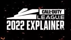 The Call of Duty League logo appears in white against a black background, beneath the words 