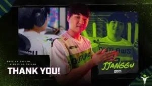 JJANGGU leaving the Houston Outlaws