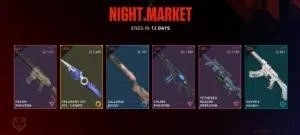 Five Skins in Valorant Night Market