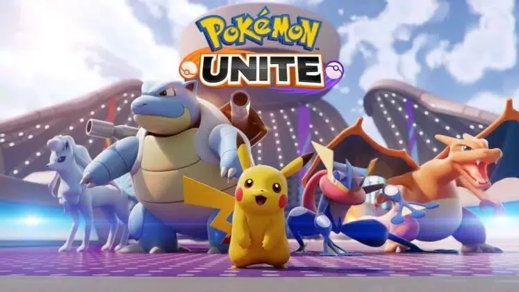 Разные покемоны на обложке Pokemon Unite