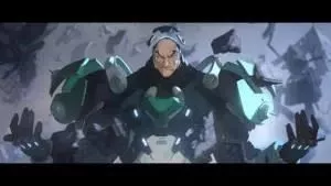 Sigma, one of the tank heroes available to play in Overwatch