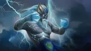 The Dota 2 hero Zeus