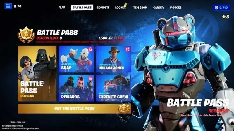 Fortnite Глава 3 Сезон 3 Утечка Battle Pass