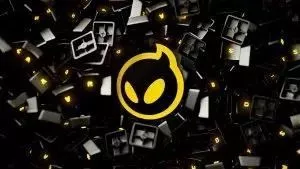 Логотип Dignitas отображается на черно-сером фоне.