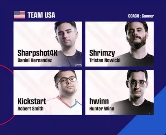 Сборная США на PUBG Nations Cup 2022