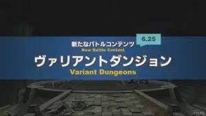 A screencap in Japanese from the Live Letter about the different Dungeons coming to Final Fantasy XIV