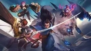 League of Legends Champions charge into battle