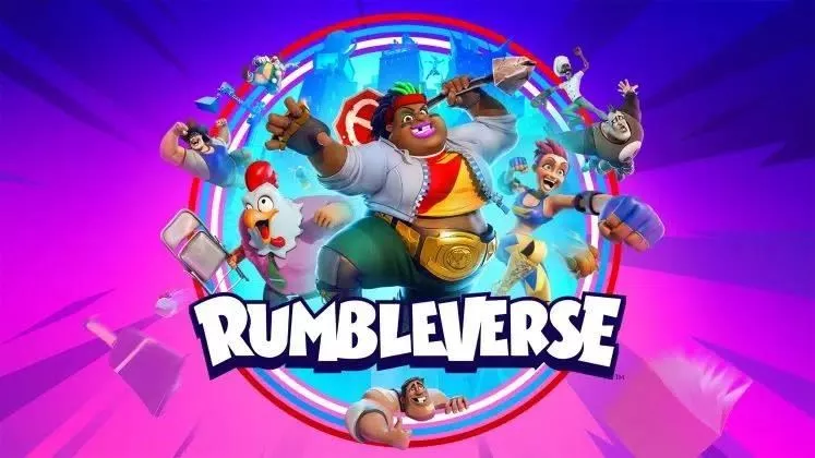 Рекламное изображение для Rumbleverse, новой королевской битвы, выпущенной Epic Games.