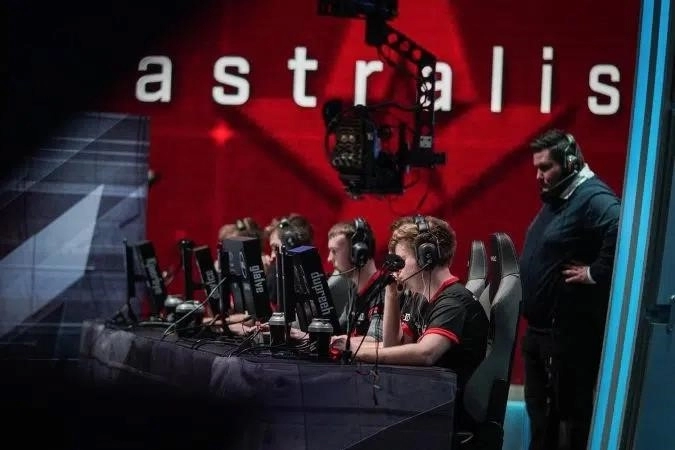 Astralis на сцене ELeague Major 2017