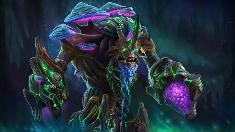 Treant Protector использует живую броню для восстановления здоровья союзников.