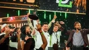 OpTic Gaming after their victory in the HCS 2022 World Champions tournament