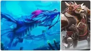 Dota 2 — Battle Pass 2022 — Руководство по выполнению еженедельных заданий на неделю 13 — Ft — Winter Wyvern и Brewmaster сражаются с вражескими героями в бою