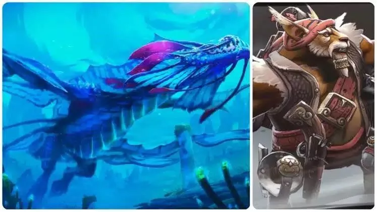 Dota 2 — Battle Pass 2022 — Руководство по выполнению еженедельных заданий на неделю 13 — Ft — Winter Wyvern и Brewmaster сражаются с вражескими героями в бою