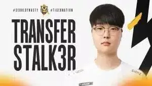 Чон «Stalk3r» Хак Ён появляется рядом со словами «Transfer Stalk3r» и логотипом Atlanta Reign.