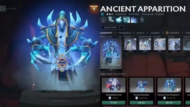 Dota 2 — Ancient Apparition стильно начинает матч Diretide