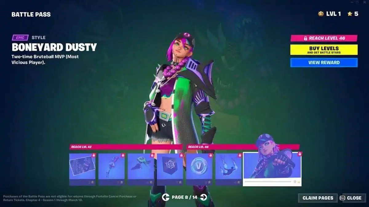 Fortnite Chapter 4 Battle Pass